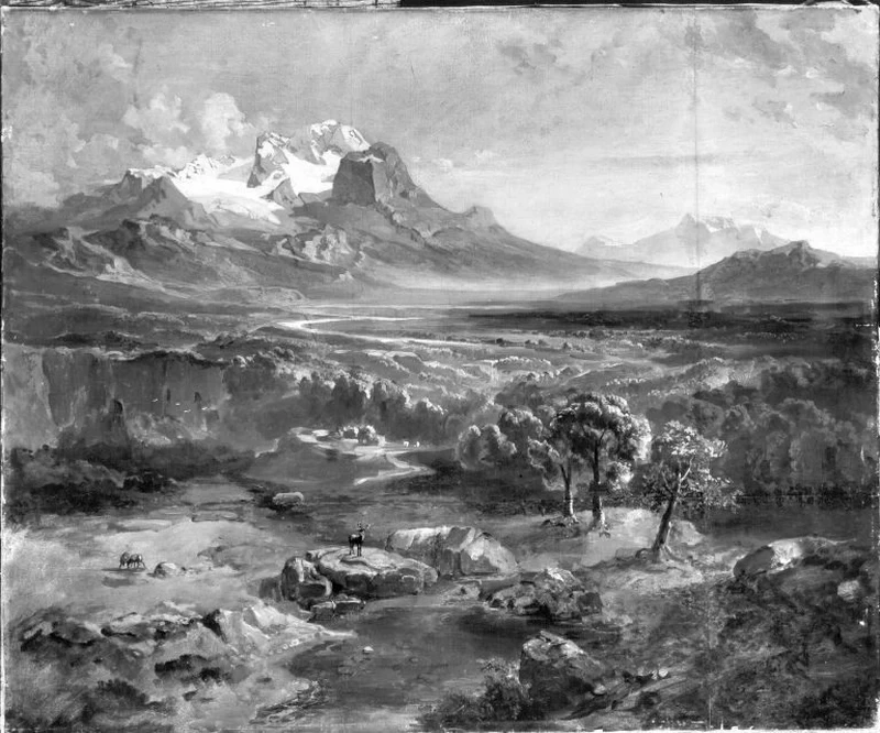 Paesaggio del Dachstein - Bavarian State Painting Collections